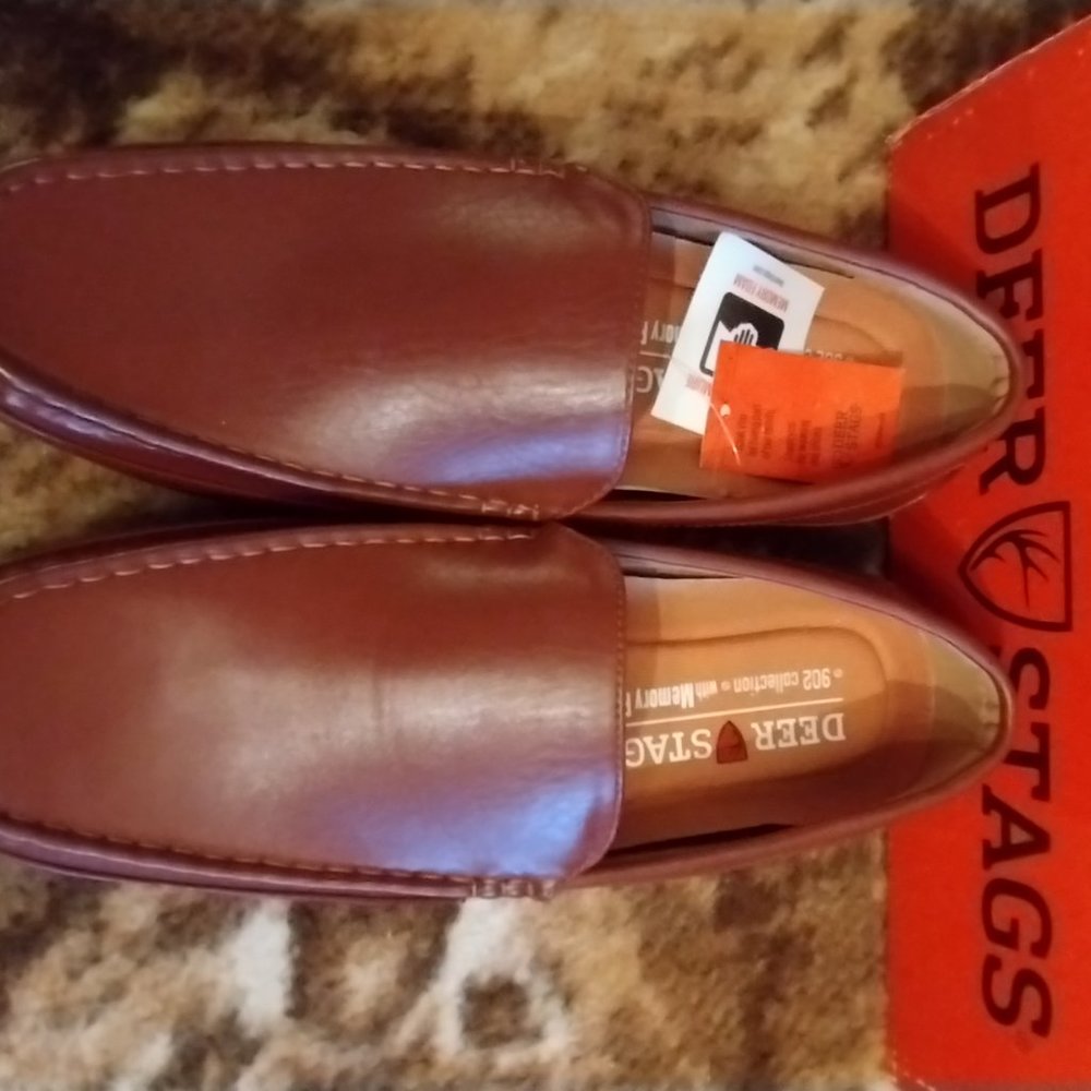 Deer Sags Vegan Comfort Driving Memory Foam Loafers Size 9 1/2 - Picture 3 of 8